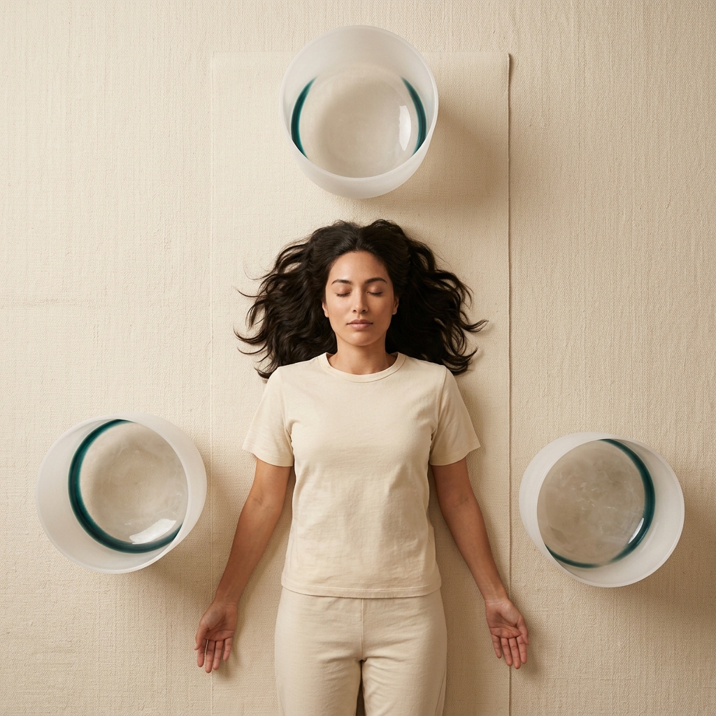 Ritual de sonido ÉTORY — cuencos de cuarzo